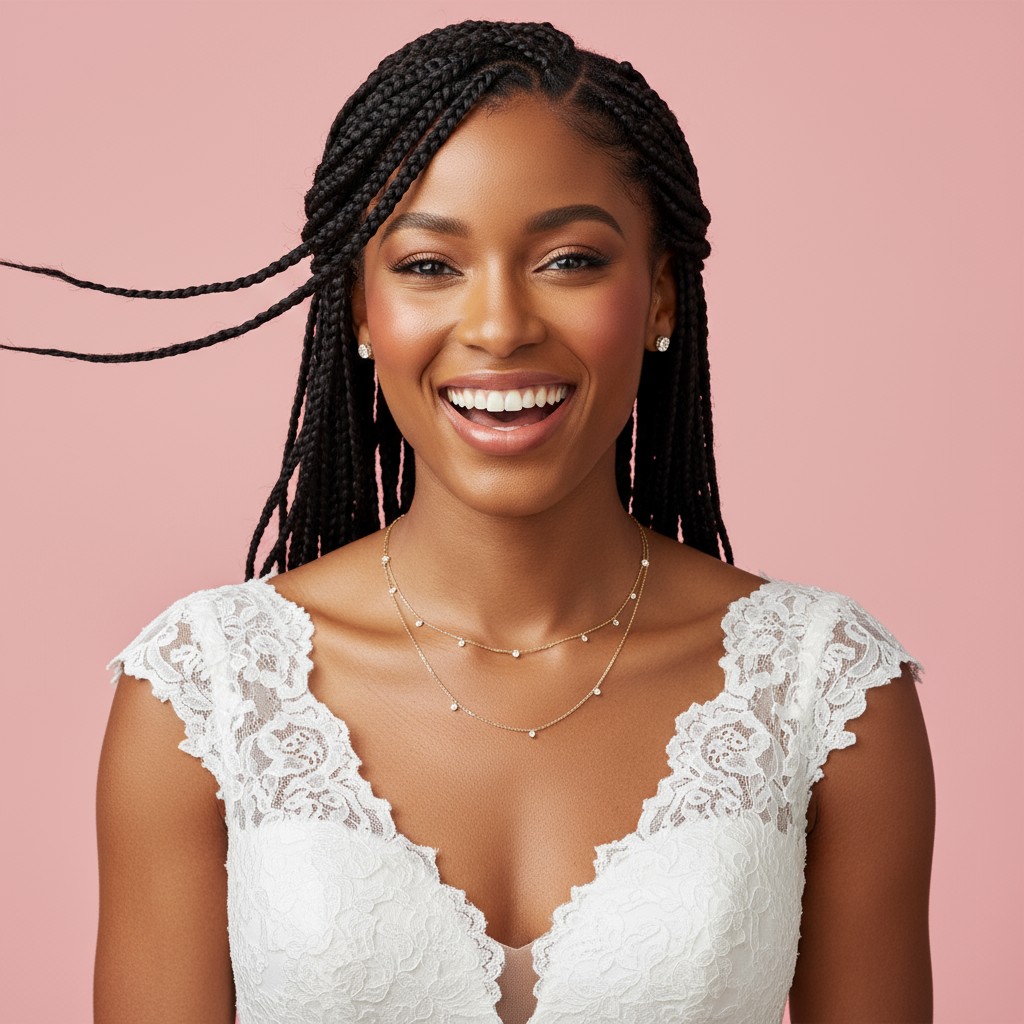 Peek A Boo Braids Ideas